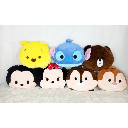 {M'SIA STOCK} DISNEY TSUM TSUM PILLOW SOFTTOYS/PLUSHTOYS/KIDSTOYS 50CM 叠叠乐抱枕娃娃玩具公仔50厘米 Patung Beruang